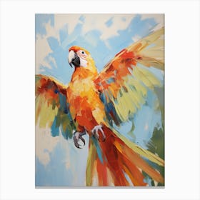 Bird Painting Macaw 3 Canvas Print