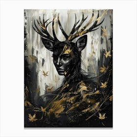 Deer Art 2 Canvas Print