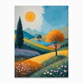 Tuscan Landscape Canvas Print