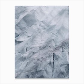 Aerial View Of A Glacier Canvas Print