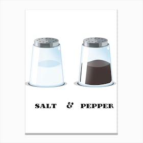 Salt And Pepper Shakers Canvas Print