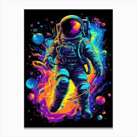 Astronaut In Space 19 Canvas Print