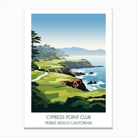 Cypress Point Club   Pebble Beach California 1 Canvas Print