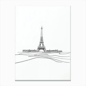 Paris Eiffel Tower Canvas Print