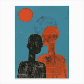 'Two People' 1 Canvas Print