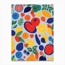 fruit slices Canvas Print