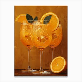 Aperol Spritz Art Print 202 Canvas Print