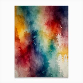 Abstract Watercolor Painting 32 Canvas Print