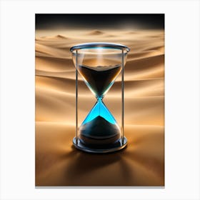 Hourglass In The Desert 3 Canvas Print