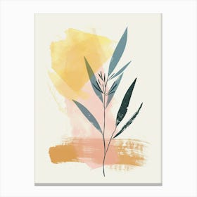 Futura Lines Mid Century Style Canvas Print