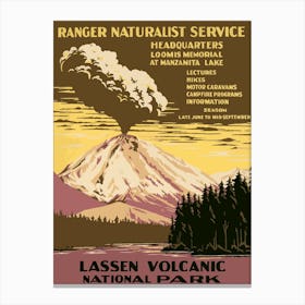 Lassen Volcanic National Park, USA Canvas Print