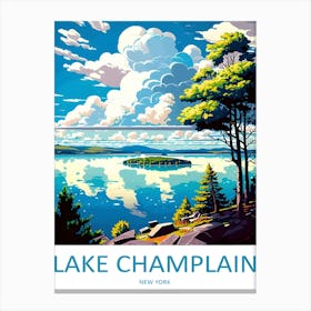 New York State Lake Champlain Travel 1 Canvas Print