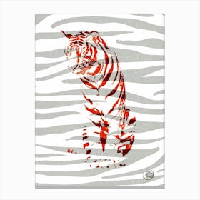 Tiger Red Canvas Print