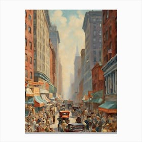 New York City Street Scene 13 Canvas Print