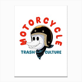 Motorcycle Trash Club Canvas Print