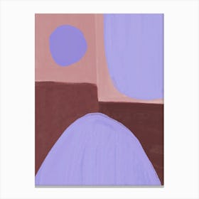 Lilac Composition Canvas Print