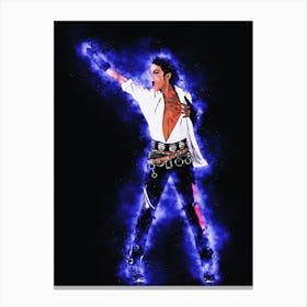 Spirit Of Michael Jackson King Of Pop Canvas Print