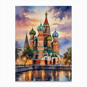 St Basil'S Cathedral 1 Canvas Print