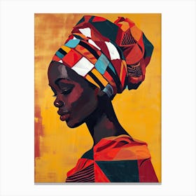 The African Woman; A Boho Chant Canvas Print