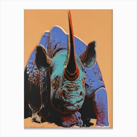 Rhino By Andy Warhol Lienzos