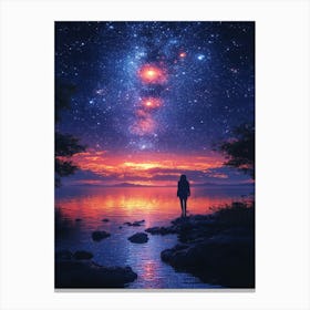 Starry Night Sky 25 Canvas Print