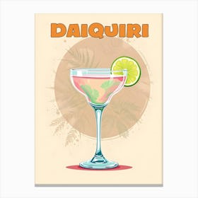 Cuba Daiquiri Cocktail V 02 Canvas Print