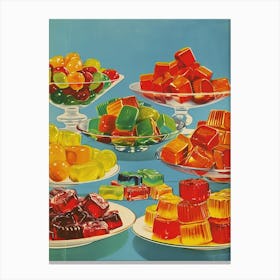 Winegums Candy Sweets Retro Advertisement Style 2 Canvas Print