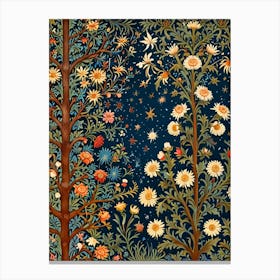 William Morris Tree Of Life 5 Canvas Print