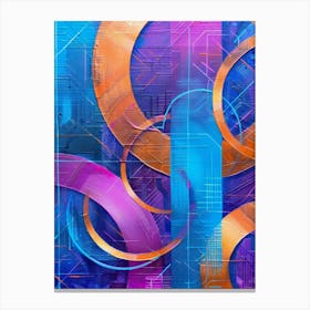 Abstract Abstract Painting 75 Canvas Print