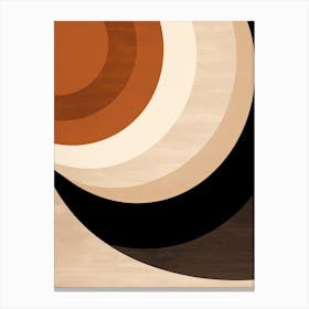 Saarbruecken Symmetry, Geometric Bauhaus Canvas Print
