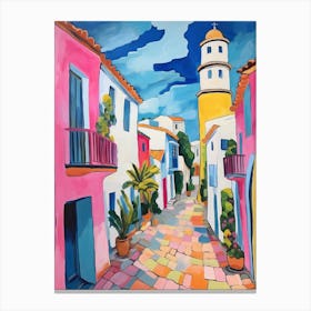 Faro Portugal 3 Fauvist Painting Canvas Print