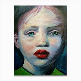 Portrait Of A Girl Canvas Print