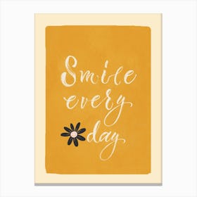 Smile Every Day 1 Canvas Print