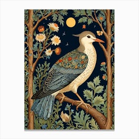 William Morris Bird In A Tree Canvas Print