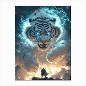 Lightning Tiger Canvas Print