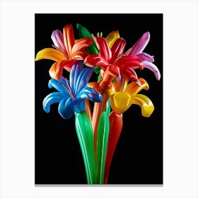 Bright Inflatable Flowers Kangaroo Paw 1 Canvas Print