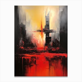 Abstract Cityscape Canvas Print