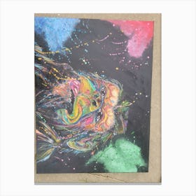 Splatter Painting Canvas Print