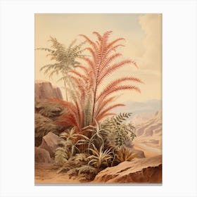 Japanese Painted Fern Victorian Style 1 Canvas Print