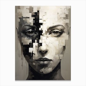 Abstract Portrait Canvas Print