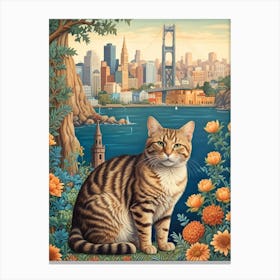 The Cat in Paris Canvas Print