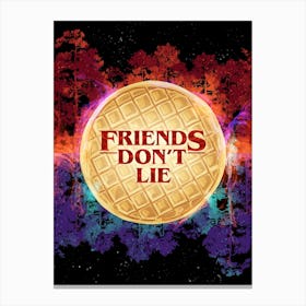 Stranger Things Eggo Canvas Print