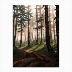 Forest Path Canvas Print