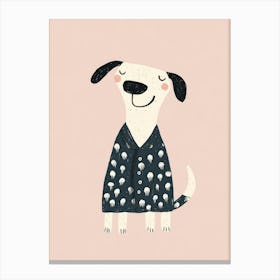 Dog Illustration Canvas Print