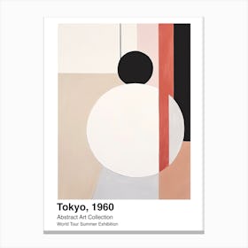 World Tour Exhibition, Abstract Art, Tokyo, 1960 7 Canvas Print