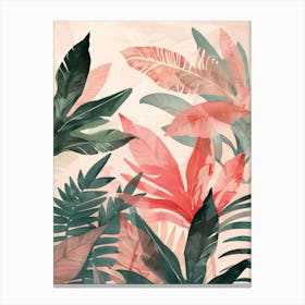 Tropical Leaves 120 Canvas Print