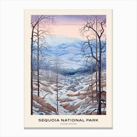 Sequoia National Park United States 1 Poster Canvas Print