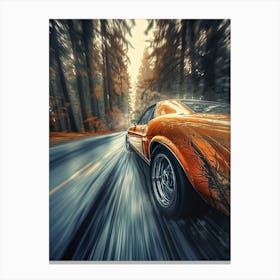 Speed Car Hd Wallpaper 1 Canvas Print