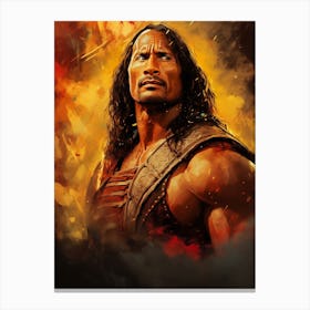 Dwayne The Rock Johnson (2) Canvas Print