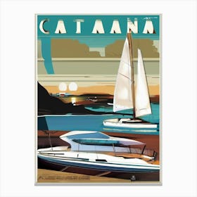 Catamaran Canvas Print